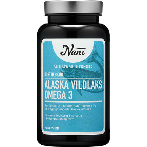 Nani Omega 3 Ren Lakseolje | 90 Kapsler fra Nani