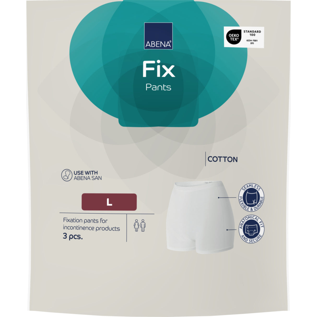 Fix Pants Fikseringsbukser Bomull, L med ben fra Abena