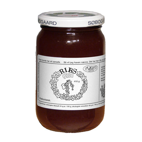 Søbogaard Ribsgelé Økologisk | 410 gr fra Søbogaard