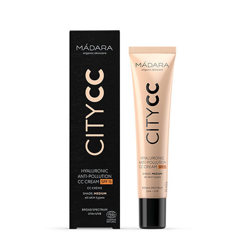 Citycc Hyaluronic Anti-Pollution CC Cream Spf 15 Medium fra Madara