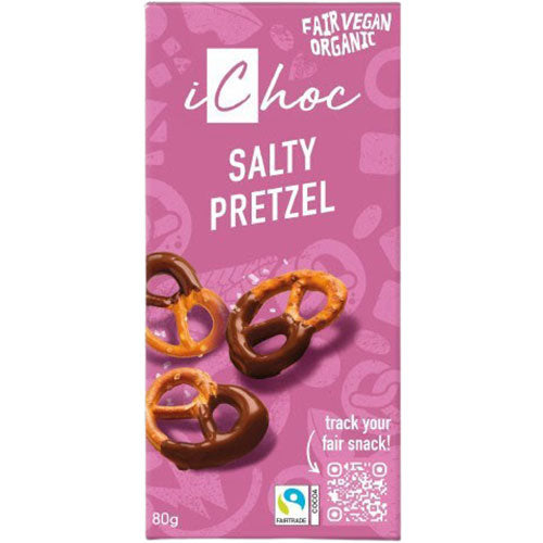 Sjokolade Salty Pretzel Chocolate Øko fra ichoc