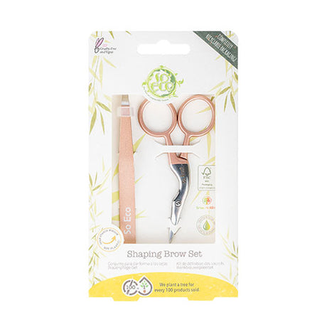 Shaping Brow Scissor & Tweezer fra So Eco