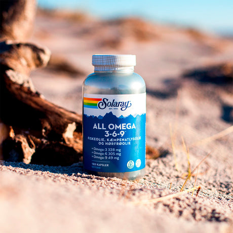 Solaray All Omega 3-6-9 | 180 kapsler fra Solaray