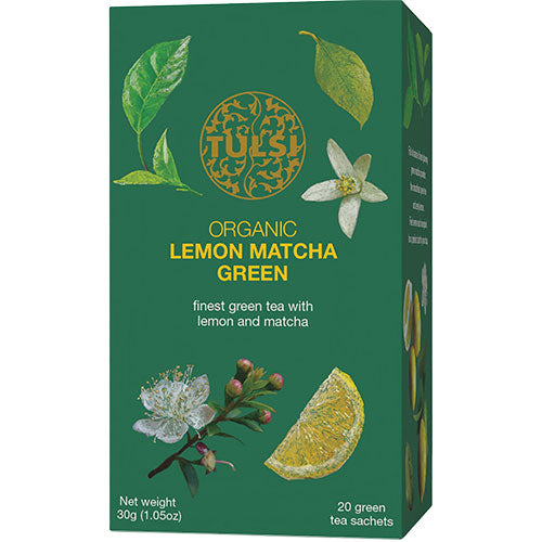 Tulsi Lemon Matcha Green Te Ø | 20 br fra Tulsi