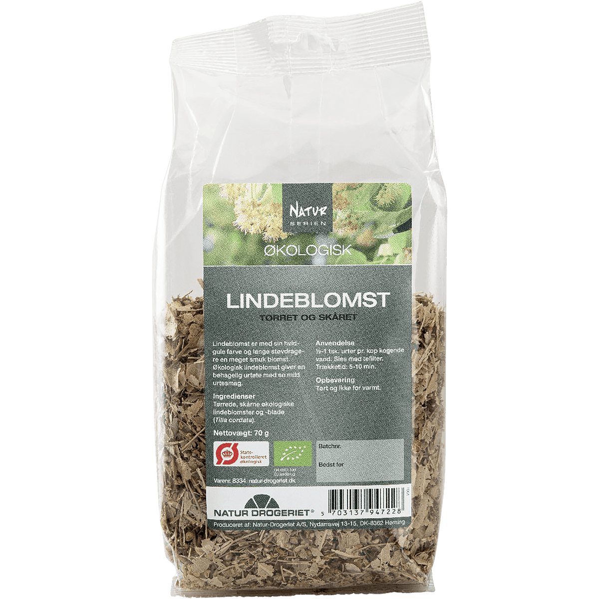 Natur-Drogeriet Lindeblomst Økologisk | 70 g fra Natur-Drogeriet