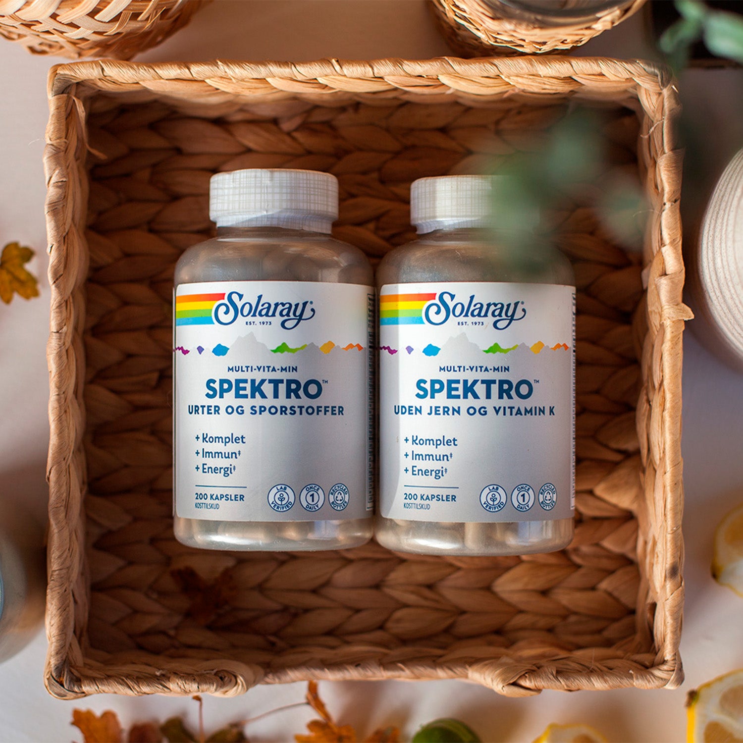 Spektro Multi-Vitamin uten jern og vit. K. fra Solaray
