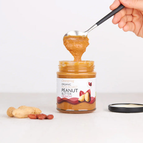 Peanøttsmør Crunchy Ø fra Clearspring