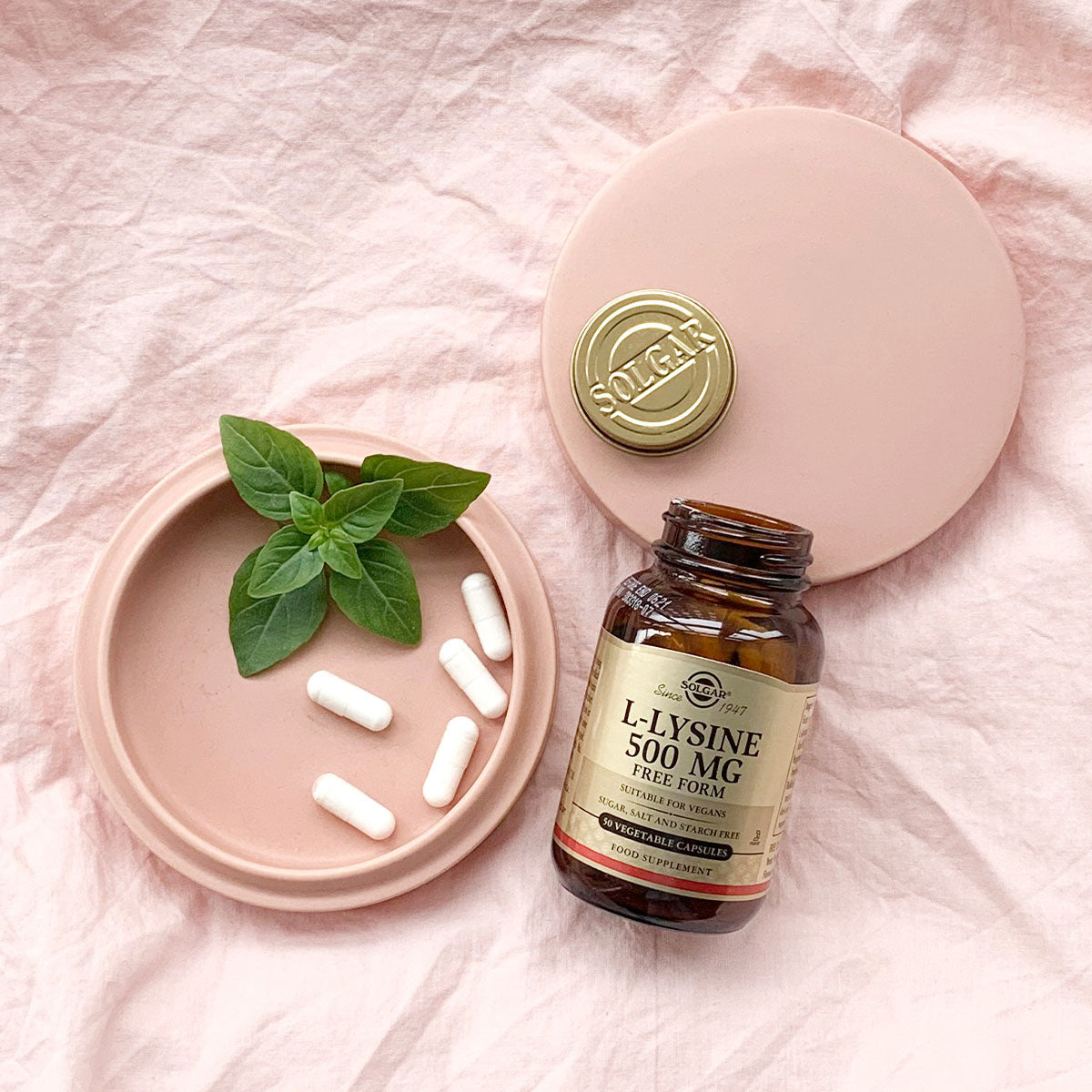 L-Lysine Aminosyre fra Solgar