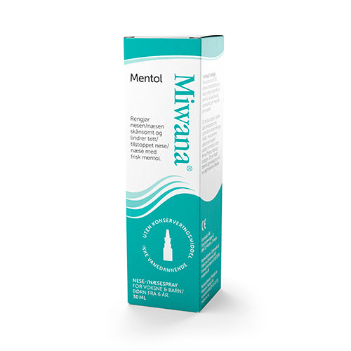 Nesespray Mentol fra Miwana