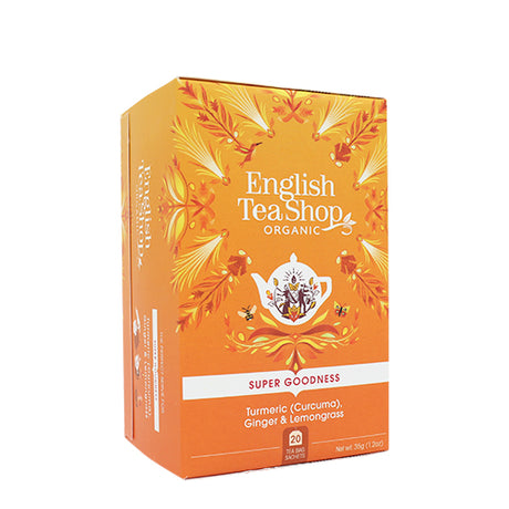 Koffeinfri Te Turmeric, Ginger & Lemongrass Ø fra English Tea Shop