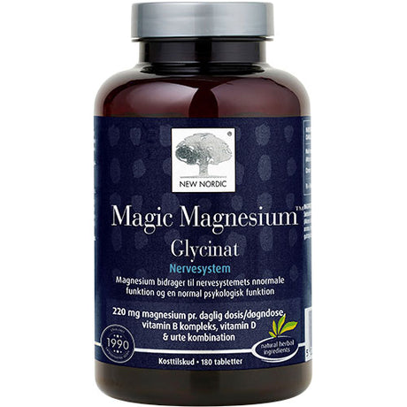New Nordic Magic Magnesium Glycinat | 180 TAB fra New Nordic