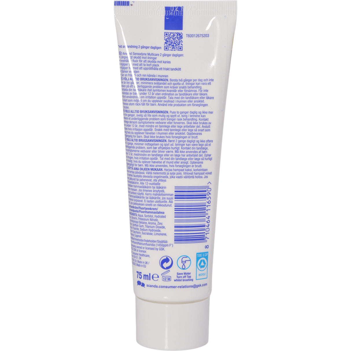 Multicare Tannkrem fra Sensodyne