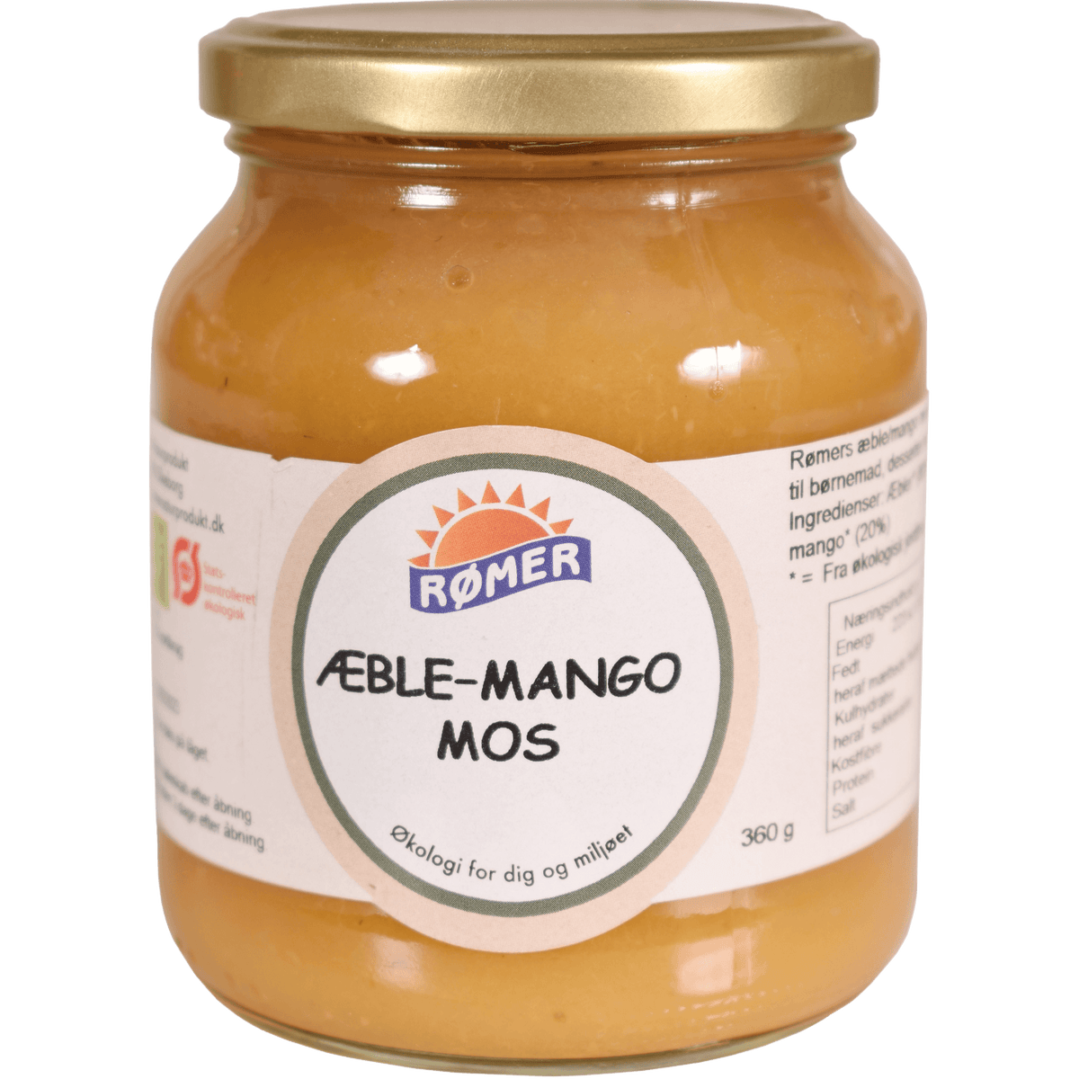 Rømer Eple-Mangopuré Demeter Økologisk | 360 g