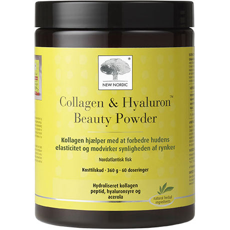 New Nordic Collagen & Hyaluron Beauty Powder | 360 gr fra New Nordic