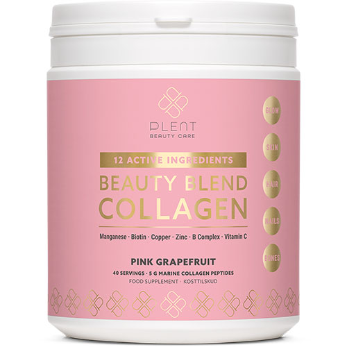 Beauty Blend Collagen Rosa Grapefrukt fra Plent