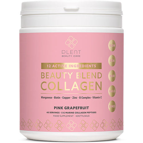 Beauty Blend Collagen Rosa Grapefrukt fra Plent