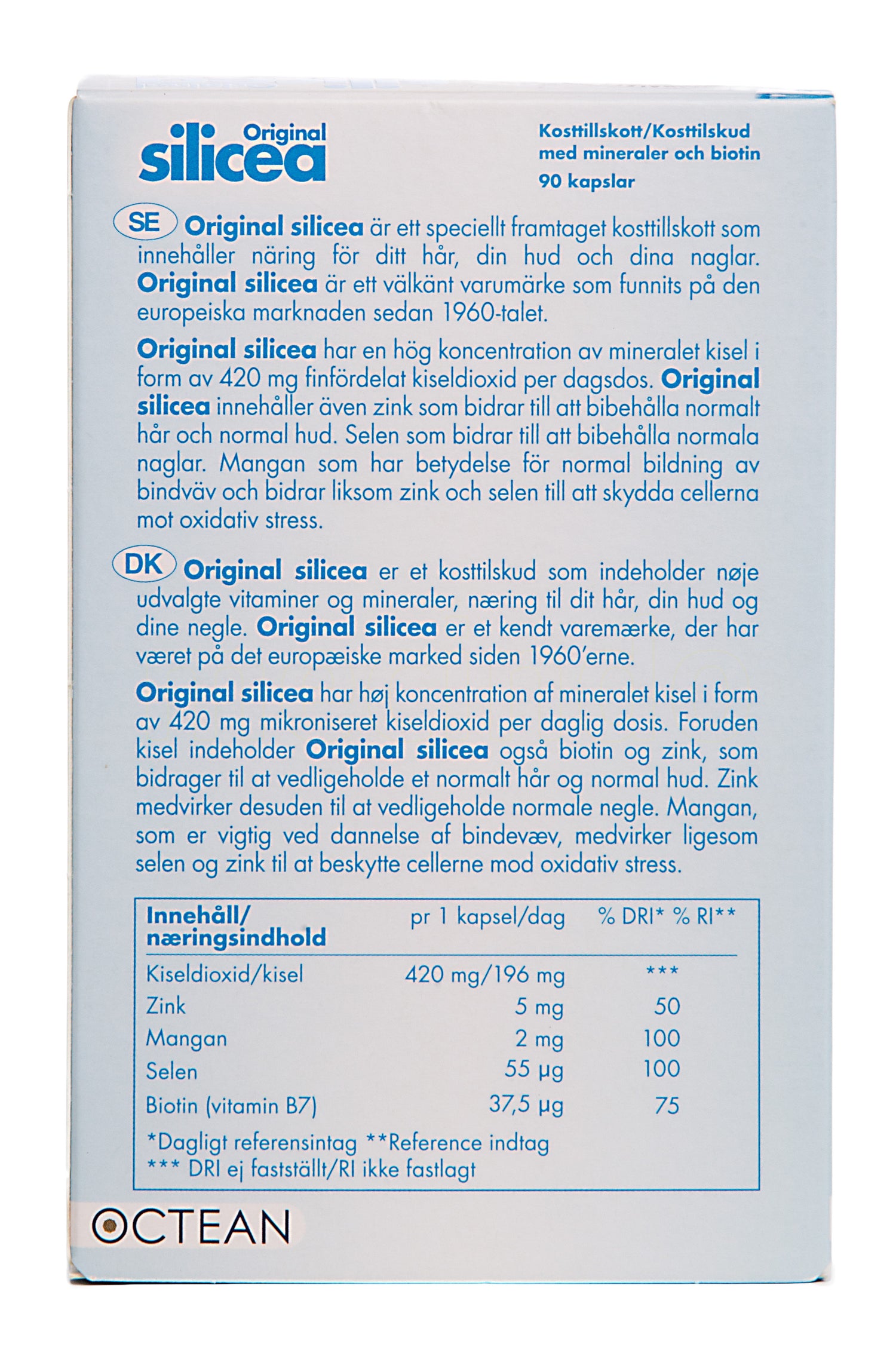 Original - Hår, hud & negler fra Silicea
