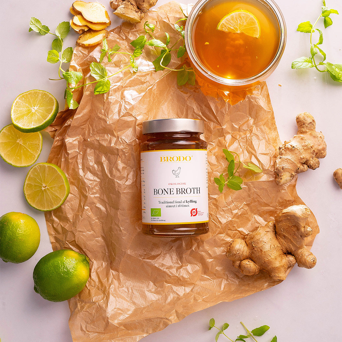 Bone Broth Kylling Fond Ø fra Brodo