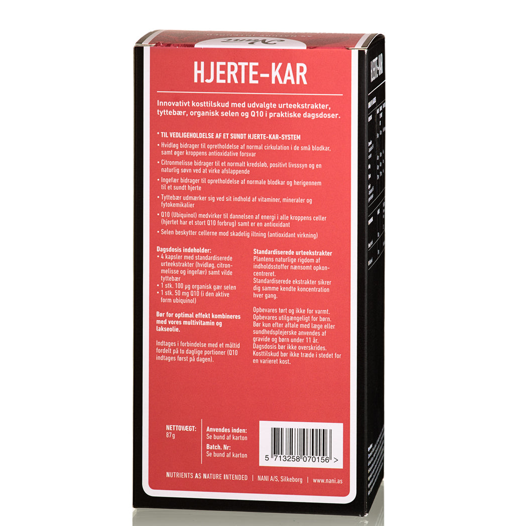 Hjerte-kar Kurpakke fra Nani