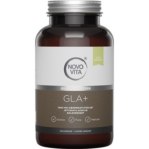 Novo Vita Gla+ Kjempenattlysolje | 120 kapsler