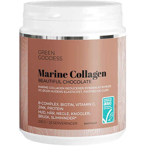 Green Goddess Marine Collagen Beautiful Chocolate | 250 gr