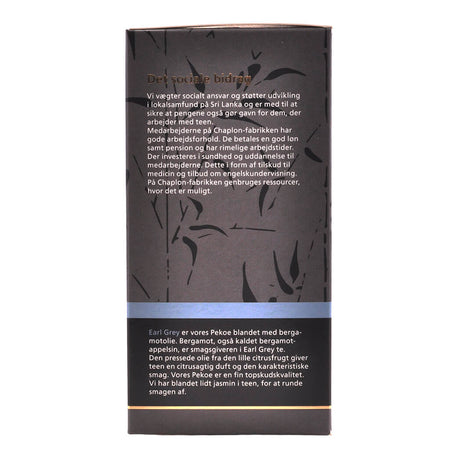 Earl Grey Te, Refill 100 G i eske, Øko fra Chaplon