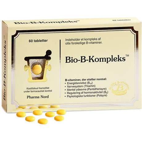Pharma Nord Bio B-Kompleks med 8 B-vitaminer fra Pharma Nord