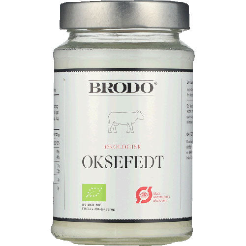 Oksefett fra Frittgående Storfe Øko fra Brodo
