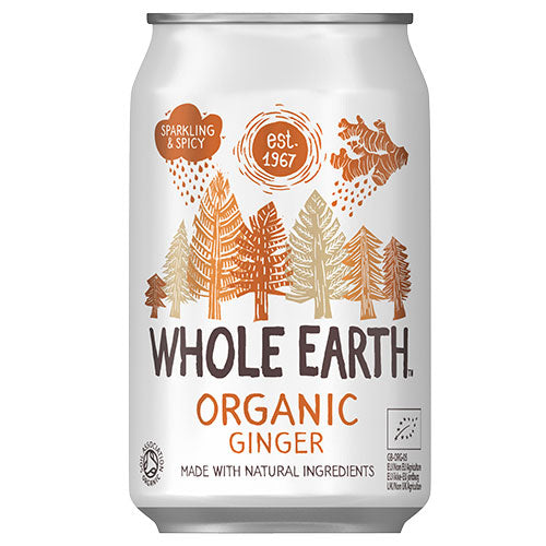 Whole Earth Ingefær Sodavand Ø Whole | 330 ml fra Whole Earth