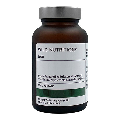 Food-Grown Jern Plus ? Naturlige Jerntabletter fra Wild Nutrition