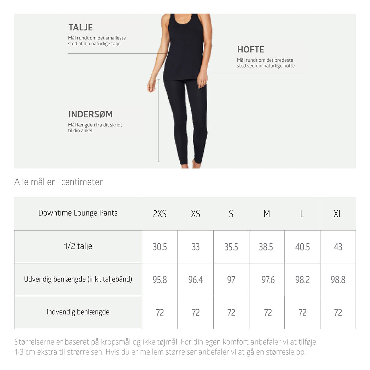 Boody Downtime Lounge Pants Storm | Str. S fra Boody