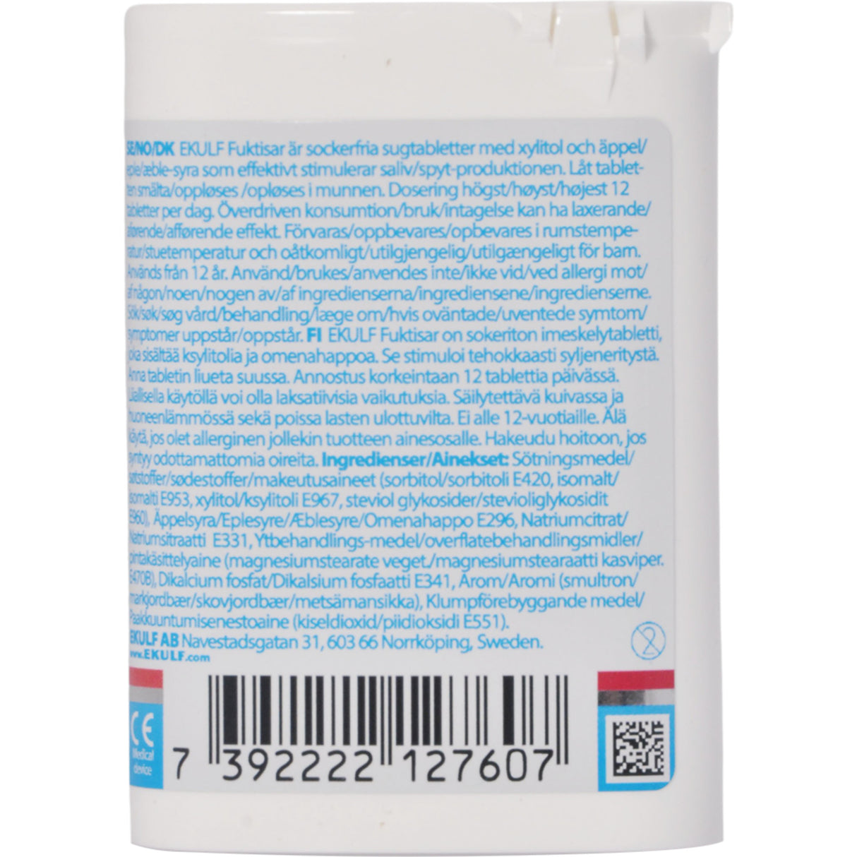 Fuktisar Wild Strawberry 30 st fra Ekulf