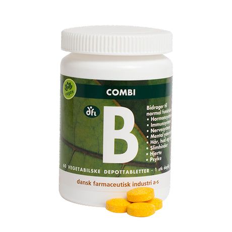 DFI Combi B Depottablet | 60 Tabl. fra Grønne dfi vitaminer