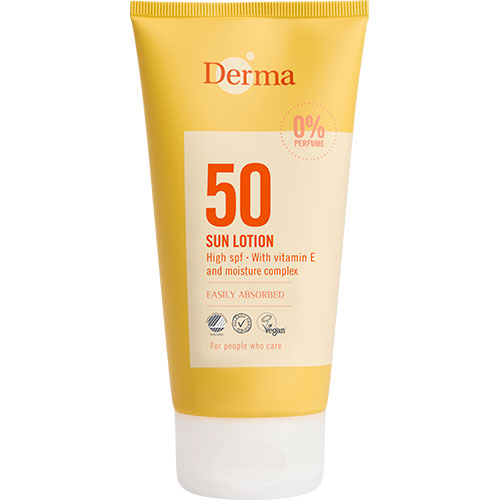 Derma Sollotion SPF50 | 150 ml fra Derma