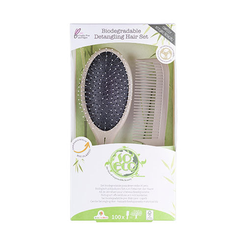 Hårbørste Sett Detangling fra So Eco