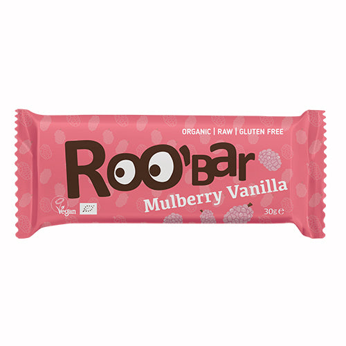 Bar M. Morbær & Vanilje Ø Raw Roobar fra ROO'bar