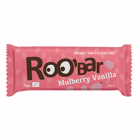 Bar M. Morbær & Vanilje Ø Raw Roobar fra ROO'bar