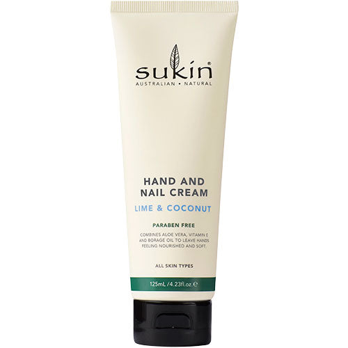 Sukin Hand & Nail Cream Lime & Coconut | 125 ml fra Sukin
