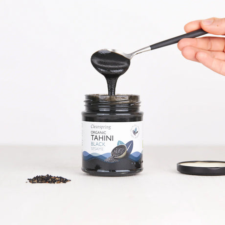 Tahin svart sesam Ø fra Clearspring