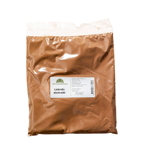 Lakrispulver fra Urtegaarden