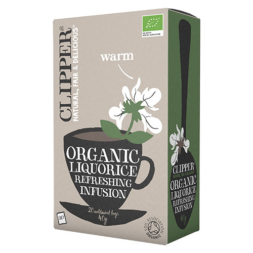 Lakrisrot Te Øko fra Clipper