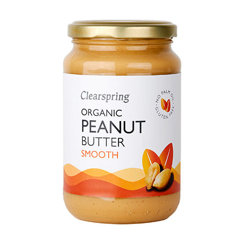 Peanøttsmør Smooth Ø fra Clearspring