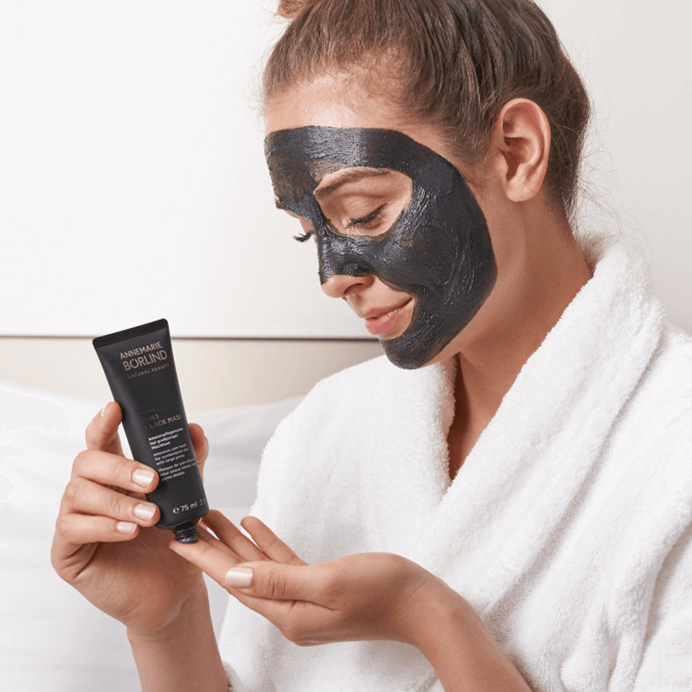 ANNEMARIE BÖRLIND 2 in 1 Black Mask Ansiktsmaske fra Annemarie Börlind