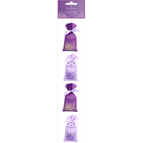 Plantes & Parfums Lavendelposer I Bomullssateng | 4x18 gr fra Plantes & Parfums
