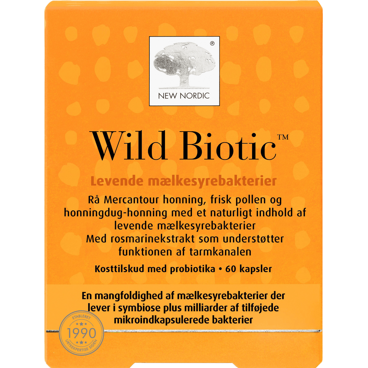 New Nordic Wild Biotic | 60 Kapsler