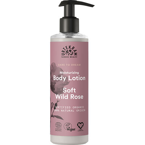 Urtekram Bodylotion Soft Wild Rose | 245 ml fra Urtekram