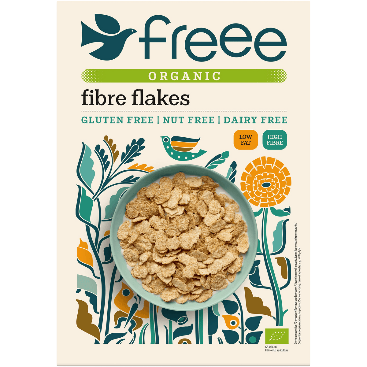 Doves Farm Fiber Flakes Glutenfri | 375 g