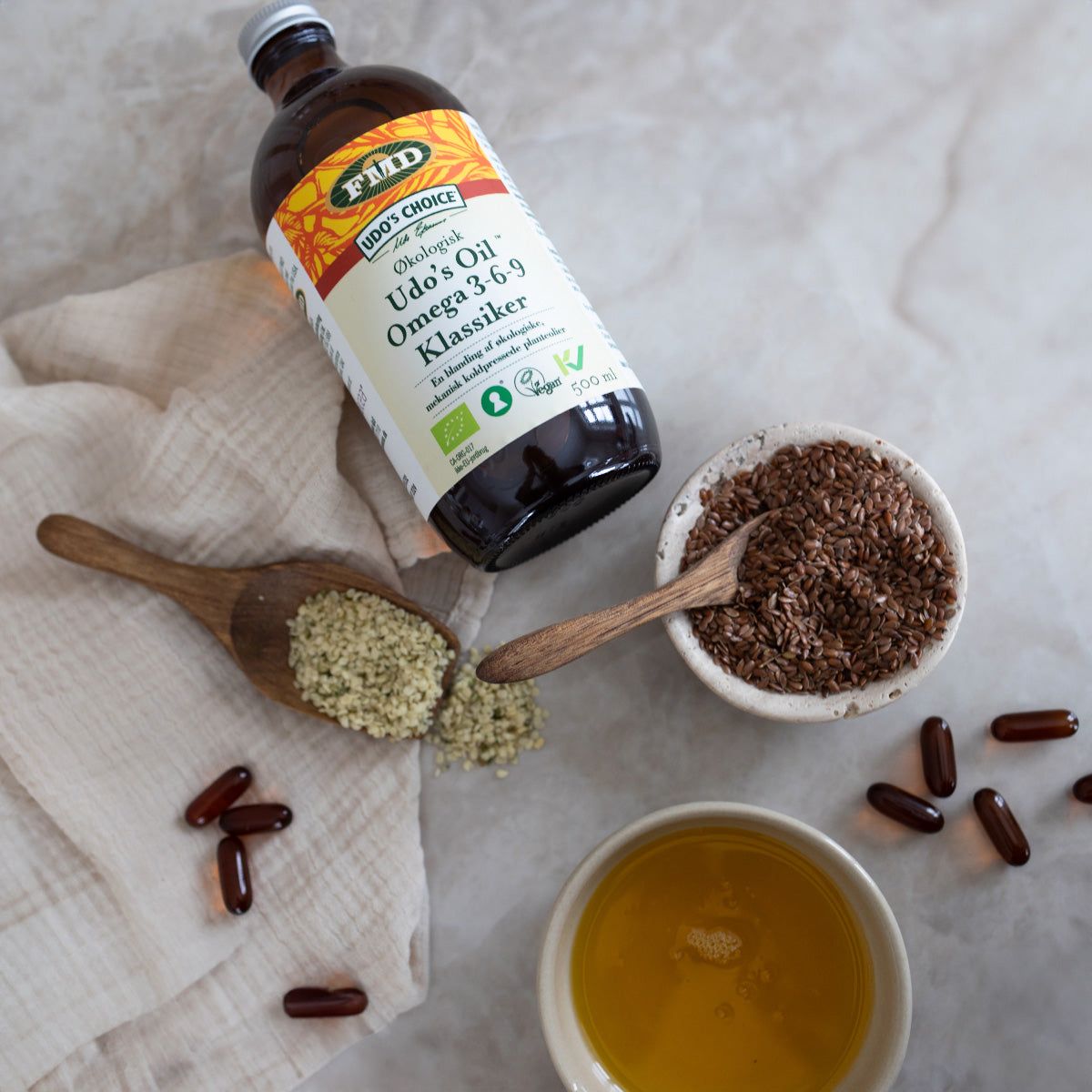 Oil Blend Flytende Omega 3-6-9 Øko fra Udo´s Choice