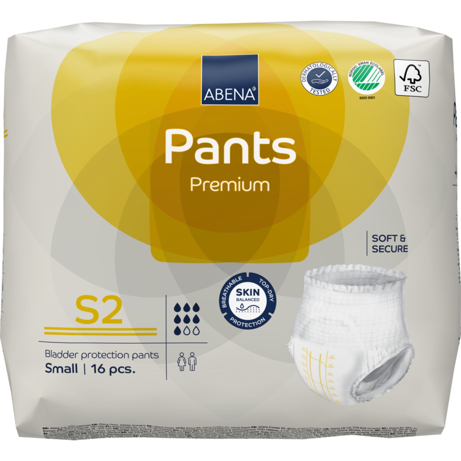 Pants Bukser S2 Inkontinens, Premium fra Abena