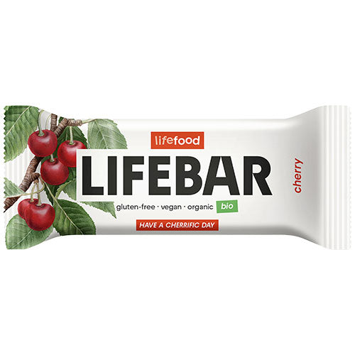 LifeBar Kirsebær RAW Øko fra Lifefood